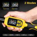 YIYEIE Digital Torque Wrench 3/8" Drive | 5-99.5 ft-lb | 1% Accuracy | Smart Alert Multi | Electric Torque Wrench Digital for Bike/Moto/Auto, 2 Extension Bars Reach Tight Spaces