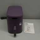 bella 4Qt Slim Air Fryer, Fits-anywhere Kitchenware, EverGood Ceramic Nonstick Coating, Adjustable Temperature, 6 Preset Cooking Options, 60 Min Auto Shutoff w Audible Tone, 3.3lb Capacity, Plum