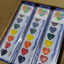 ARTLYMERS 24 Pack Water Color Paint Sets for Kids, 8 Colors Heart Watercolor Paint Set with Paintbrush Washable, Valentines Gifts Art Supplies for Preschool Classroom Party Favor Prizes Exchange
