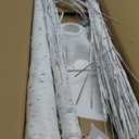 Twinkle Star Lighted Birch Tree 6 Feet 96 LED for Home Wedding Festival Party Christmas Decoration (5ft 5in, Floral)