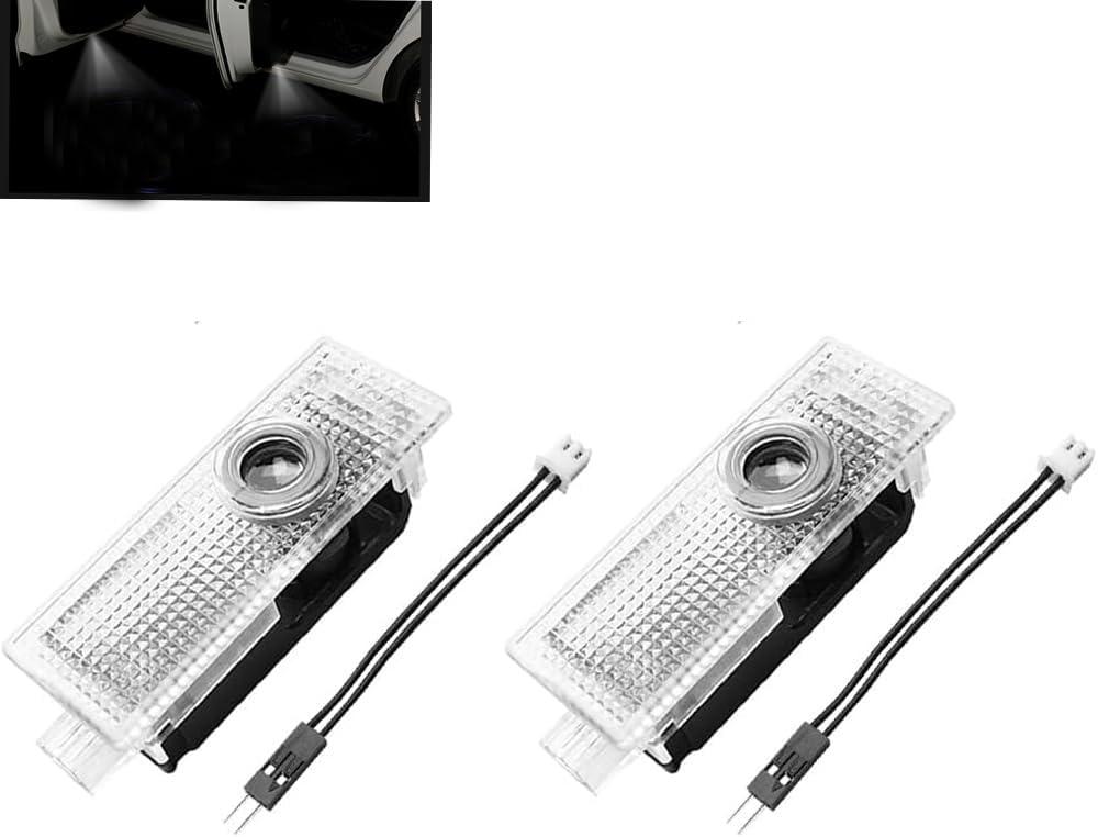 Door Light Logo Projector Compatible with 1-7 Series, X1-X7, Z GT M2-M5 auto 2-Piece Car Welcome Lamps (50th Anniversary)
