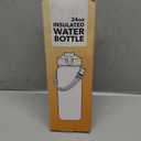 GOSWAG Insulated Sports Water Bottle, 24oz 2 Lids(with Straw/No Straw), Stainless Steel Water Bottles with Paracord Handle, Insulated Bottle with Double-Wall Vacuum Insulation (Matte Lilac)