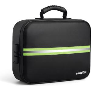 Fireproof Document Bag with Lock, Upgraded Fireproof, Heat Insulated & Waterproof Box for Document,Portable Storage for Home and Travel, Suitable for Document and Laptop