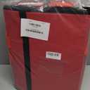 Christmas Ornament Storage Box, Stores 96-4" Large Ornaments with Individual Trays, Ornament Organizer Storage Box, Durable 600D Oxford Material, Extra Pockets, Dual Zipper - Red