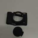 Silicone Case for Sony RX100 VII Camera, Soft Protective Cover with Anti-Slip Grip and Lens Protection for DSC-RX100 VII Digital Camera, Scratch Resistant (Black)