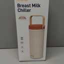 22oz Portable Breast Milk Cooler for Breastmilk, Liquid Gold Saver 360° Cooling Keeps Milk Fresh for 24 Hours, Larger Capacity Breastmilk Chiller with 2pcs Bottles for Outdoor Mom