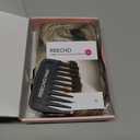 REECHO Clip in Hair Extensions, 4PCS Blonde Hair Extensions 24" Thick Long Beach Waves hair extensions HE003 Invisible Lace Weft Natural Soft Hairpieces for Women Ash Blonde with Highlights