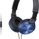Sony MDR-ZX310AP ZX Series Wired On Ear Headphones with mic, Blue