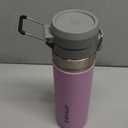 STANLEY Quick Flip GO Water Bottle 24 oz | Push Button Lid | Leakproof and Packable for Travel and Sports | Insulated Stainless Steel | BPA-Free | Lilac 2.0