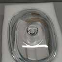 2 Pieces 3Qt Glass Casserole Dish with Lid, Extra Large Oval Glass Baking Pan, Heat-Resistant Covered Lasagna Cookware, Clear Deep Food Container, Mixing Bowl for Cooking, Oven&Microwave Safe