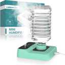 Portable Humidifiers for Travel, Small Mini Humidifier with Auto Shut-Off, Nightlight and Storage Bag for Hotel, Bedroom or Office, Plant Humidifier Indoor, MintGreen