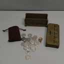 Penny Game with 30 Metal Coins,1 Dice,Coin Drop Game,A Fun Classic Board Game.
