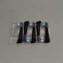 IO Replacement Heads Compatible with Oral b iO 2/3/4/5/6/7/8/9/10/Deep Clean Electric Toothbrush, Brush Heads Compatible with Oral b iO for Teeth Clean (4 Black)