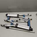 Carex Folding Aluminum Under Arm Crutches for Adults 4'11" to 6'1", 2 Lightweight Crutches Included, Universal for Walking, Walking Aid for Kids, Adults & Seniors, Includes Padded Underarm Cushions