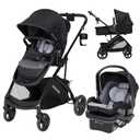 Baby Trend Passport Switch 6-in-1 Modular Stroller Travel System with EZ-Lift Plus Infant Car Seat, Dash Black