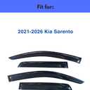 Window Visors Rain Guards for 2021-2026 Kia Sorento