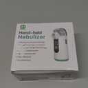Hand-held Nebulizer for Respiratory System, Portable Nebulizer with Self-Clean Mode, Rechargeable Nebulizer for Home Office Travel