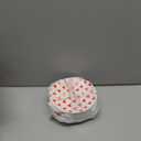 Hushee 6 Pcs Dessert Plate 6 Inch Round Heart Ceramic Plates Valentine Salad Dishes for Party Wedding Party Kitchen Food(Valentine's Day Heart)