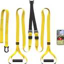 FITKIT Bodyweight Fitness Training Kit, Home Resistance Trainer Straps for Total Body Workouts