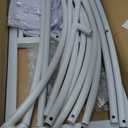 Metal Balloon Arch Kit, Love Balloon Column Arch Frame, Wedding Heart Arch Stand  Supplies for Wedding, Bridal, Valentine's Day, Engagement and Birthday Party(White)