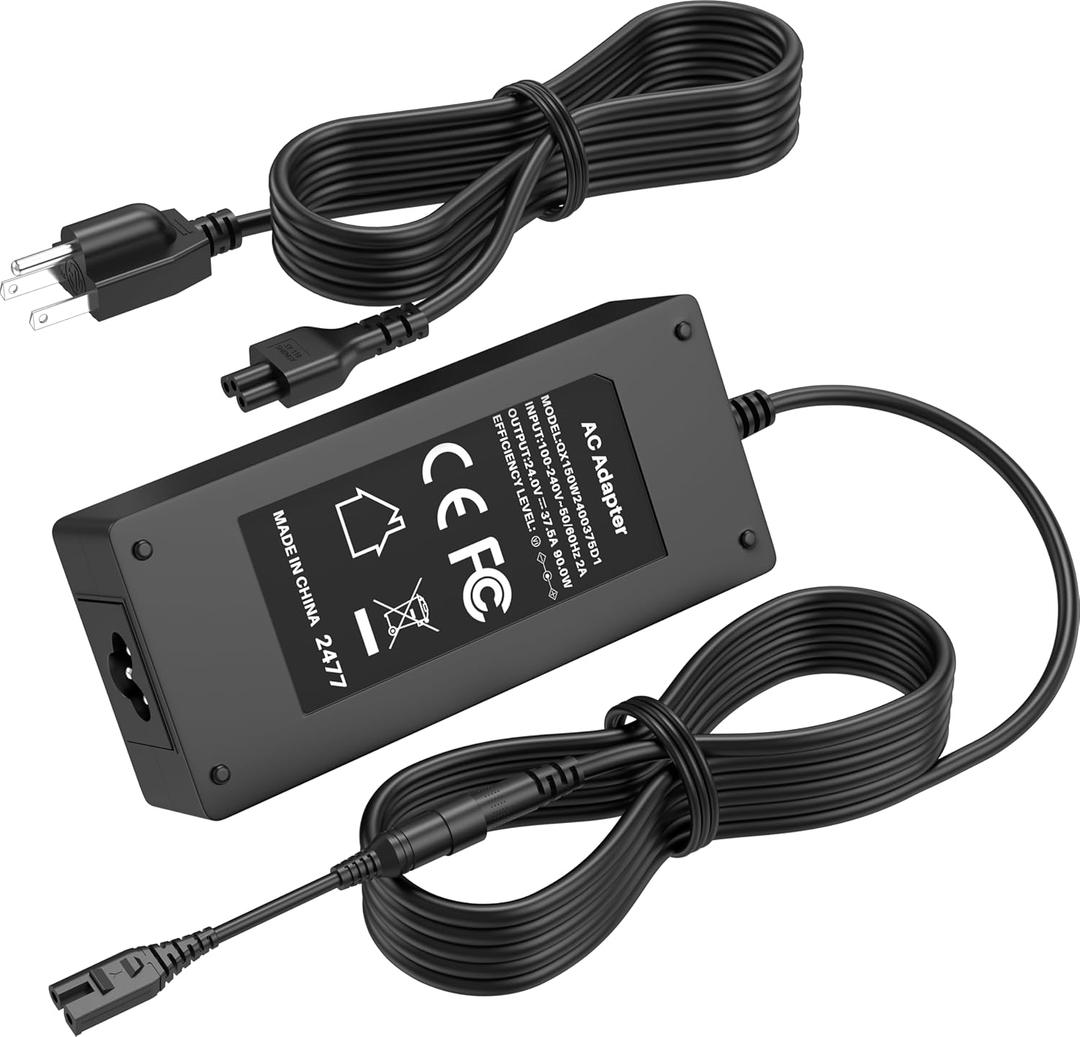 24V Foot Massager Charger Fit for Cloud Massage Shiatsu Foot Massage Machine 9486098094, Power Cord AC Adapter for Cloud Massage Feet Massager Deep Kneading with Heat Therapy XH2400-2500 XH24002500