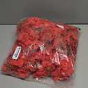 FagusHome Silk Hydrangea Heads 36 Pcs Artificial Flowers Heads and 3 Dozens Stems Fake Hydrangea Flowers with Stems for Home Wedding Decor (Red)