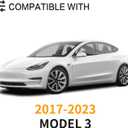 260lb Roof Rack Cross Bars Fit for 2017-2023 Tesla Model 3,Heavy Duty Aluminum Roof Rack Rail Crossbars Cargo Bars Fit for Model 3