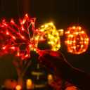 LOLStar Fall Decor Window Lights 2026 Thanksgiving Decorations Acorn Maple Leaves Pumpkin LED Lights with Suction Cups Battery Operated(Exclusive) Slow Fade Mode Timer Autumn Decorations for Home