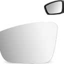 NEYASU Driver Left Side LH Mirror Glass fit for 2012-2019 Volkswagen Beetle 2011-2018 VW Jetta 2012-2015 2017 VW Passat Flat Glass Replacement with Adhesives No Heated