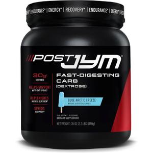 Post JYM Carb Fast Digesting Post Workout Recovery Powder (30 Servings (Pack of 1), Best By 12/09/2025