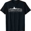 Boston Massachusetts Souvenir Gifts Co. Charles River Rowing Crew ERG Boston Massachusetts Boat Race T-Shirt 2XL