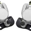 Front Left Right Brake Calipers & Pads for Kawasaki Prairie 360 KVF360 Prairie 300 KVF300 Prairie 400 KVF400,OEM# 43080-5135 43080-5136