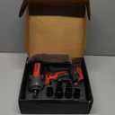 Cordless Impact Wrench 1/2 inch for Milwaukee Battery 900Ft-lbs/1200N.m Brushless Electric High Torque Impact Driver Power with 4-Mode Speed 2-LED Impact Gun (1/2 for Milwaukee Battery)