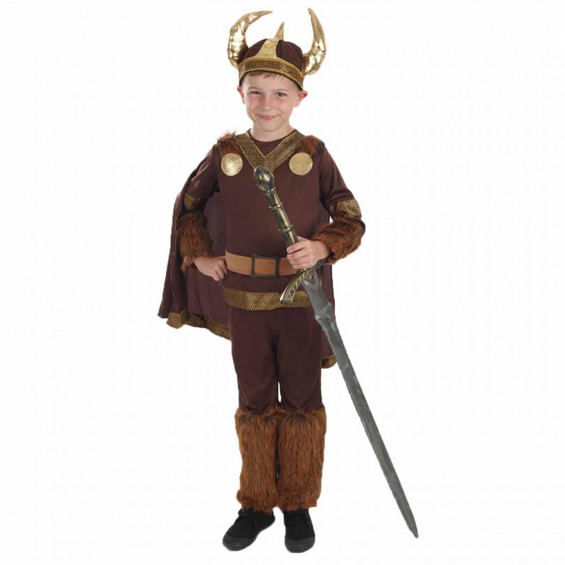 Kids Deluxe Viking Costume, Size L