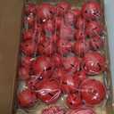 KUUQA 36 Pcs Christmas Jingle Bells Craft Bells with Star for Christmas Party, Tree, Wreath Ornaments, Holiday DIY Decorations