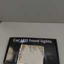 Car LED Hood Light Strip, 70 Inch 12V Flexible Waterproof Daytime Running Lights for Car, Universal Engine Cover Decoration Accessories for Cars, SUVs, Trucks, Dynamic Scan Start-up Effect (White)