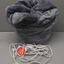 Homemate Electric Heated Blanket Twin - 62"x84" Heating Bed Blankets Throw with 10 Heating Levels 8 Hours Auto Off Fast Heating Over-Heated Protection Ultra Soft Warm Flannel ETL Certified Grey