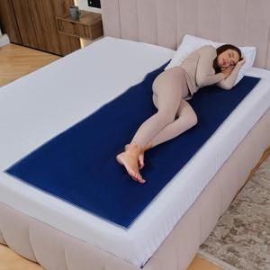 Inspire Waterproof Washable Mattress Pad, Quilted and Dark Colored to Hide Stains, Oversized 34"x 72" Adults and Kids Reusable Underpad for Incontinence