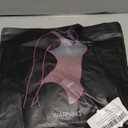 Avidlove Women Long Sleeve Bodysuit Turtle Neck Shapewear Body Suits Mesh One Piece Leotard Shirt Going Out Tops Fall Outfits, Medium, Purple 