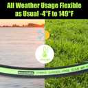 Kink Free Garden Hose 10ft 5/8", Heavy Duty Hybrid Water Hose, Ultra Durable Flexible Rubber Hose with Sprayer Nozzle,Leakproof Yard Outdoor Hose with Brass Solid Connector