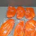 PLULON 6 Pack Orange Bob Wig with Heart Sunglasses and Hair Cap for Women, Colorful Cosplay Costume Neon Short Bob Wigs Funny Hairpieces Daily Bachelorette Halloween Costume Party Decorations