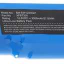 DCH 10.8V 2500mAh XFBT200J Battery Replacement for Shark WV201 WV205 WV200 WV200UK Ion W1 Cord UV200CCO WV220 XFBT200EU XFBT200 (10.8, Volts)