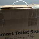 KERDE P30B Bidet Toilet Seat - Dual Control (Side Panel & Remote), Warm Water Wash, Heated Seat, Warm Air Dryer, LED Night Light,Existing Toilets Electric Bidet Elongated Electronic Heated Smart