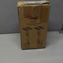 Tlingt Desktop Speaker Stands Pair, Clamp-on Monitor Speaker Stand Riser, 6.7x7.9 Metal Tray, Adjustable Height, -10 to +10 Tilted Angle, Ideal for 3 to 4-inch Monitor Speaker, Bookshelf Speaker