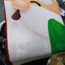 Rugcomf Christmas 6x9 Area Rugs – Red Xmas Tree Living Room Rug, Machine Washable Non-Slip Low Pile Holiday Carpet for Bedroom, Office, Dining Room, Farmhouse, Playroom