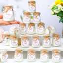 Threlaco 20 Pcs Little Star Baby Shower Favors Party Candle Lavender Scented Glass Mason Jar Wax Candle Bulk for Guests Girl Boy Gender Reveal Party Gifts(Colorful)