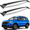 Roof Rack Cross Bars Compatible with Honda Passport 2019-2025 with Raised Rails Aluminum Roof Rails Crossbars Cargo Bars Canoe Snowboard Rooftop Cargo Carrier Luggage