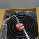 240FT Drip Irrigation System Kit, Automatic Garden Watering Misting System for Greenhouse, Yard, Lawn, Plant with 1/2 inch Hose 1/4 inch Distribution Tubing and Accessories
