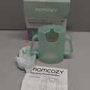 Momcozy Baby Pouch Holder No Squeeze, Baby Food & Juice Box Holder, Mess-Free, Easy Grip for Self-Feeding, BPA-Free & DEHP-Free, Must-Have for Babies, Green (Pack of 1)