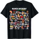 Honoring Past Inspiring Future Black History Month T-Shirt Black, Size 2 XL
